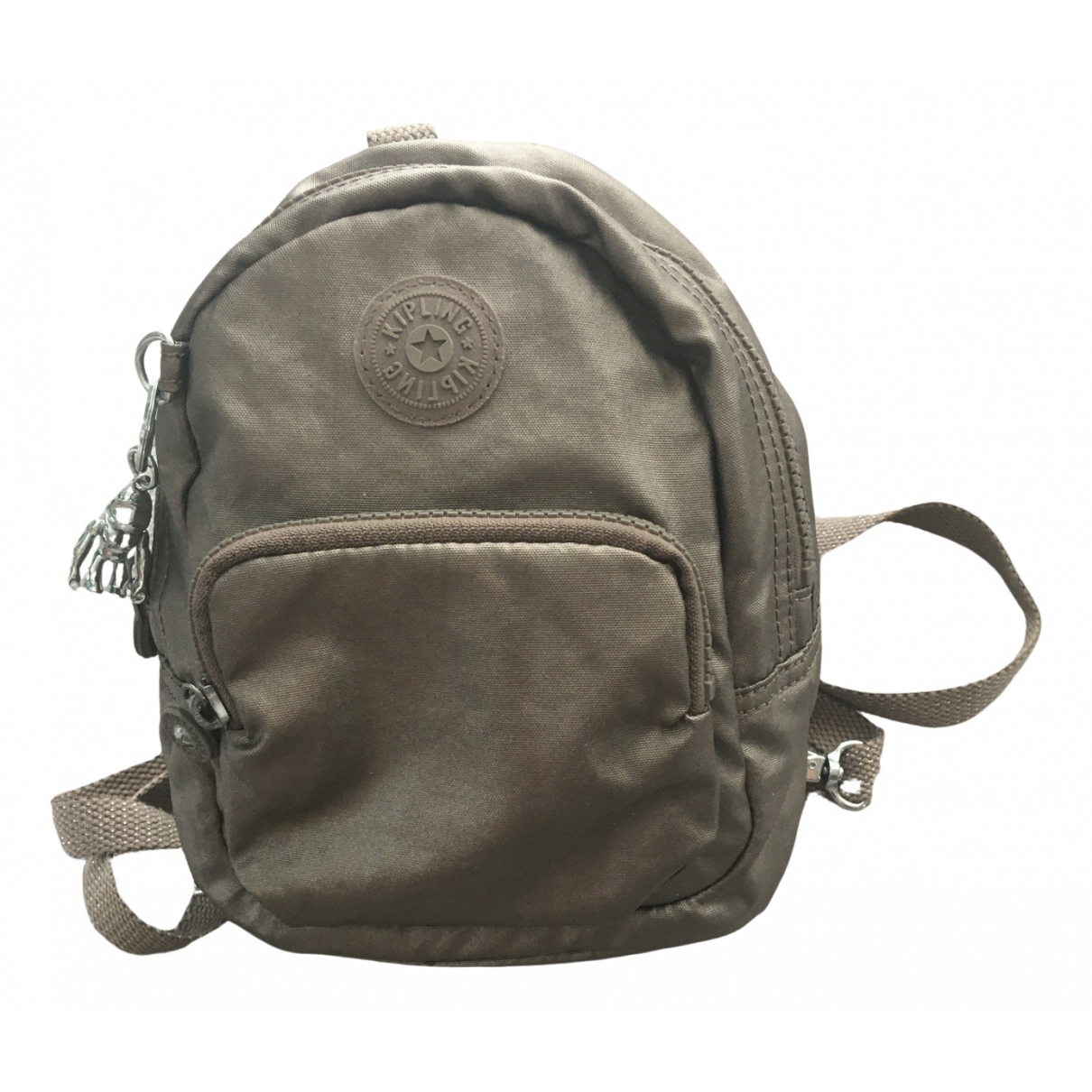 Backpack KIPLING Grey in Polyester 